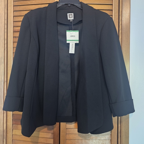 Anne Klein Classic Black Blazer - Picture 1 of 4
